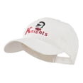 thumbnail image 2 of Knights Text and Mascot Embroidered Cap - White OSFM, 2 of 5