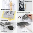 thumbnail image 5 of 70 Pack Drawing Set Sketching Kit,  Sketch Pencils Art Supplies for Adults Artists Kids with Sketchbook,Graphite,Charcoal Pencils,Blending Tools, 5 of 7