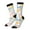 3 Black, variant on Zebra Colourful Print Adult Socks for Men & Women,Calf Socks, Ankle Socks,Boots Socks,Breathable Casual Sock,Unisex Crew Socks