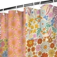 thumbnail image 3 of Pioneer Flower Floral Print Pattern Shower Curtain 36"x72" ,Bathroom Decorative Shower Curtains Set with 12 Hooks,Modern Waterproof Washable Shower Curtain, 3 of 6
