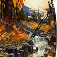 thumbnail image 3 of Designart "Nature s Fountain The Geyser s Eruption I" Landscapes Oversized Wall Clock, 3 of 6