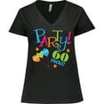 thumbnail image 3 of Inktastic 60th Birthday Party Gift Women's Plus Size V-Neck T-Shirt, 3 of 5