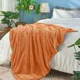 thumbnail image 2 of Fleece Throw Blanket, Cozy Plush Fleece Blanket Throw Size, Flannel Blankets Throw(50"*60",Brown), 2 of 4