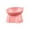 C#Pink, variant on SLYNSHome Raised Cat Food Bowl,Plastic Elevated Tilted Cat Bowl,Whisker Friendly Kitty Feeder Dish Clear Pet Feeder Bowl