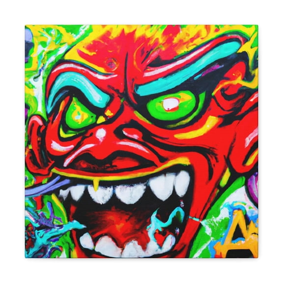 Vibrant Urban Canvas - Canvas