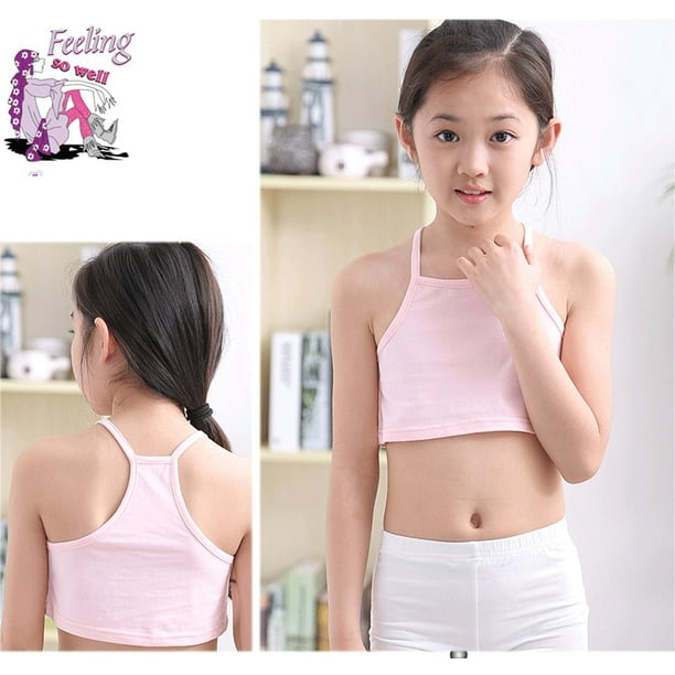 新品正規品 4-12 Top Tank Girls Cotton AAMILIFE Years For Underwear Girls