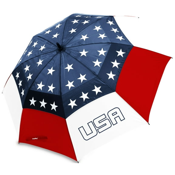 Bag Boy Golf USA Wind Vent Red/White/Blue Umbrella