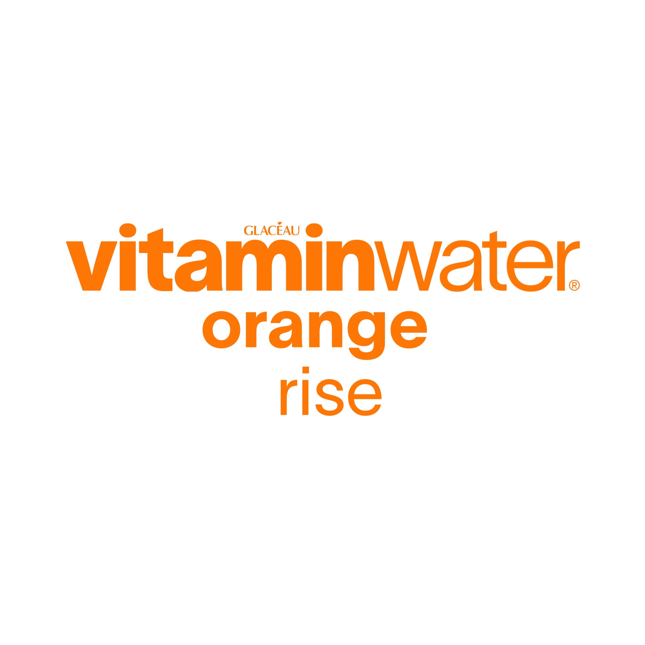 vitaminwater Rise Zero Sugar Orange Flavored Water Beverage Bottles, 16.9 fl oz, 6 Pack
