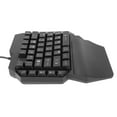 thumbnail image 1 of F6 One Handed Gaming Keyboard, USB Ergonomic Small Keyboard With RGB Backlit,  Plug And Play Half Keyboard For Computer Gaming, ABS Material Sturdy And Durable, 1 of 8