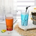 thumbnail image 5 of 12oz Clear Plastic Restaurant Cups, Restaurant Grade Reusable Drinking Tumblers, Hard Plastic Tumbers, Stackable and Shatterproof Drinking Glasses, Dishwasher-Safe,Clear(12 Pcs), 5 of 7