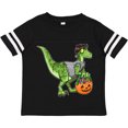thumbnail image 3 of Inktastic Trick or Treat Franken-raptor Boys or Girls Toddler T-Shirt, 3 of 5
