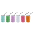 thumbnail image 1 of Mini Tumbler Shot Glass with Straw with Lids, 1 of 5