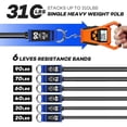 thumbnail image 5 of Heavy Resistance Bands for Working Out, Resistance Bands with Handles Weight Exercise Bands for Men Women, Workout Bands with Door Anchor and Ankle Straps Strength Training Equipment, 5 of 8