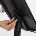 thumbnail image 5 of M&T Displays Simplistic Curved Menu Board 11x17 inch Black Pedestal Sign Holder Floor Standing Aluminum Front Loading Easy Open Poster Advertisement Sign Holder for Restaurant Cafe Hotel, 5 of 8