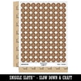 thumbnail image 2 of Windy Storm Icon 200+ Round Stickers - Brown - Gloss Finish - 0.50" Size, 2 of 3