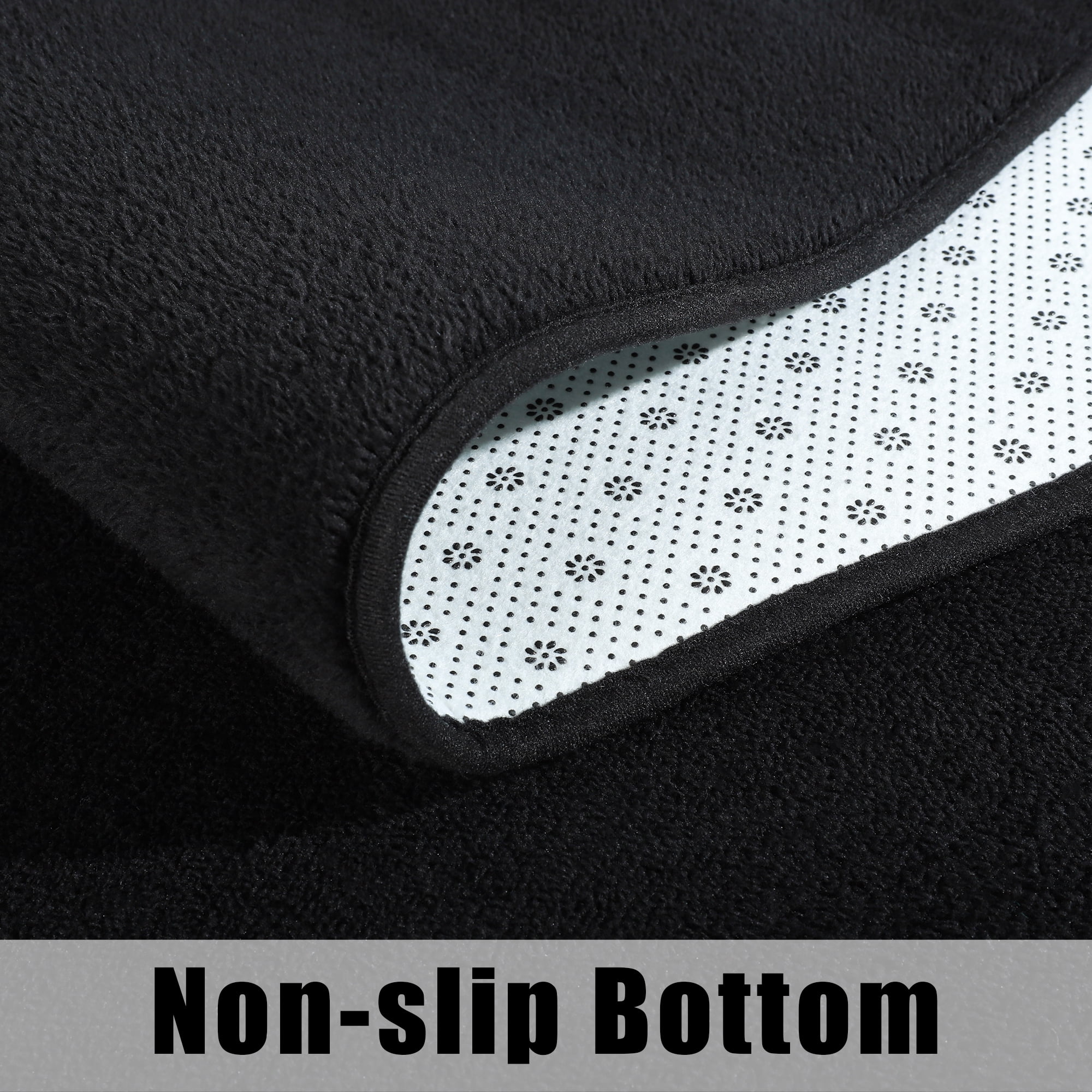 Noahas Soft Low Pile Rug Modern Area Rugs for Bedroom Living Room,Suitable for Boys Girls Teenagers and Adults with Super Soft Touch , Black , 4' x 6'