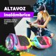 thumbnail image 5 of HOVERSTAR Bluetooth Hoverboard, LBW12A Color cromado o monopatín eléctrico de piel impresa con ruedas intermitentes LED, 5 of 5