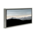 thumbnail image 4 of Stupell Industries Mountains with Rippled Sky Landscape & Nature Photography Gray Floater Framed Canvas Art Print Wall Art, 25 x 11, 4 of 10