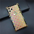 thumbnail image 1 of Funda de lujo con purpurina y corazón de amor para mujer, carcasa cuadrada ostentosa para Samsung Galaxy A54, A14, A53, A33, A23, A13, A21S, A82, A32, A34, A52, A72, A71 qiuyongming unisex, 1 of 2