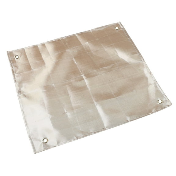 LEORX Under Grill Mats For Outdoor Grill Camping Mat Beige Fiberglass Picnic 1Pack