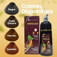 thumbnail image 2 of Shampoo Tinte Instantáneo Organico UNIVERSOENLINEA.COM Cubre Canas Natural Jengibre (Castaño), 2 of 5