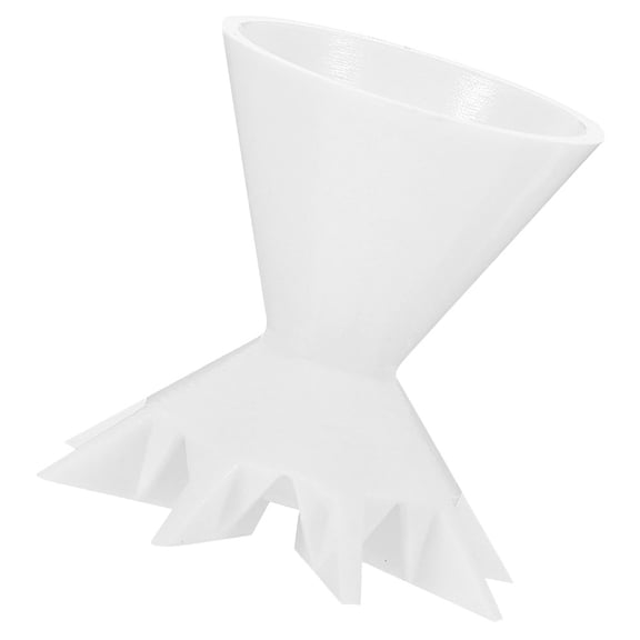 TABLZONE White Silicone Funnel Cups for Painting, Pouring, Storage, and Craft Projects, Flexible, , and Easy to Clean
