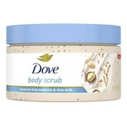 Dove Crushed Macadamia & Rice Milk Body Scrub 3.5 oz