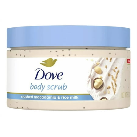 Dove Crushed Macadamia & Rice Milk Body Scrub 3.5 oz