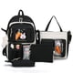 thumbnail image 2 of Mochila de lona de 2 14 piezas para chicas adolescentes bolso escolar Ehuebsd para estudiantes bolsos de hombro de moda para mujer mochila de viaje, 2 of 9