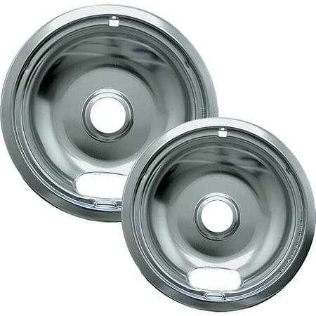 Range Kleen Chrome Drip Pans, 2 Count