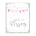thumbnail image 2 of The Kids Room by Stupell Our Little Blessing Pink Kids Word Design Wall Plaque by Daphne Polselli, 2 of 5
