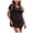 Black, variant on Enridrech Womens Swimsuit Summer Cover up Crochet Bathing Suit Short Sleeve Tops Hollow out Vacation Beach Top