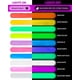 thumbnail image 2 of Pintura que Brilla en la Oscuridad, 10 Colores Extra Brillantes de 30 ml, para Decoración de Halloween y Arte., 2 of 3