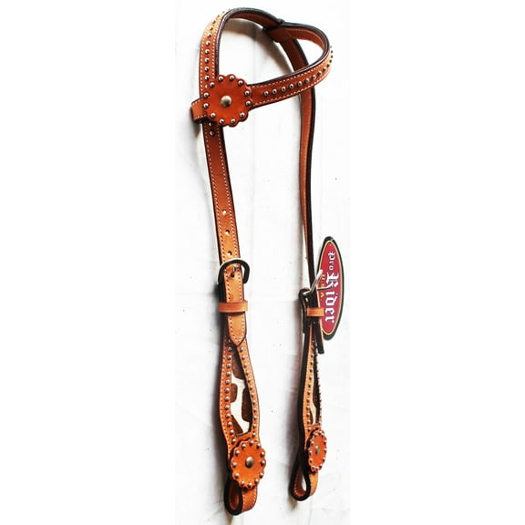 Horse Tack Bridle Western Leather Headstall 9218HA