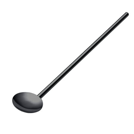

Giyblacko Stainless Steel Dinner Spoon Stainless Steel Stirring Spoon Straws 2-In-1 Coffee Cereal Smoothies Milkshakes Soups Spoon Straws Stainless