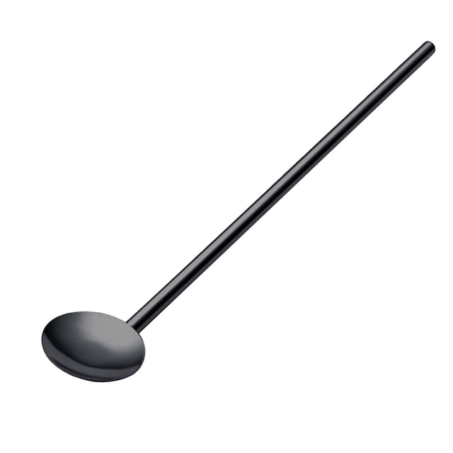Stainless Steel Stirring Spoon Straws 2-In-1 Coffee Cereal Smoothies Milkshakes Soups Spoon Straws Stainless Steel Drinking Spoon Straws Reusable Metal Cocktail