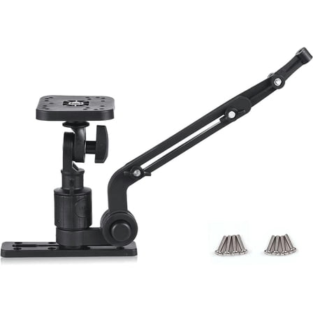 Fish Finder Mounting Plate Boat Transducer Mounting Arm Fish Finder Mount Base Adapter