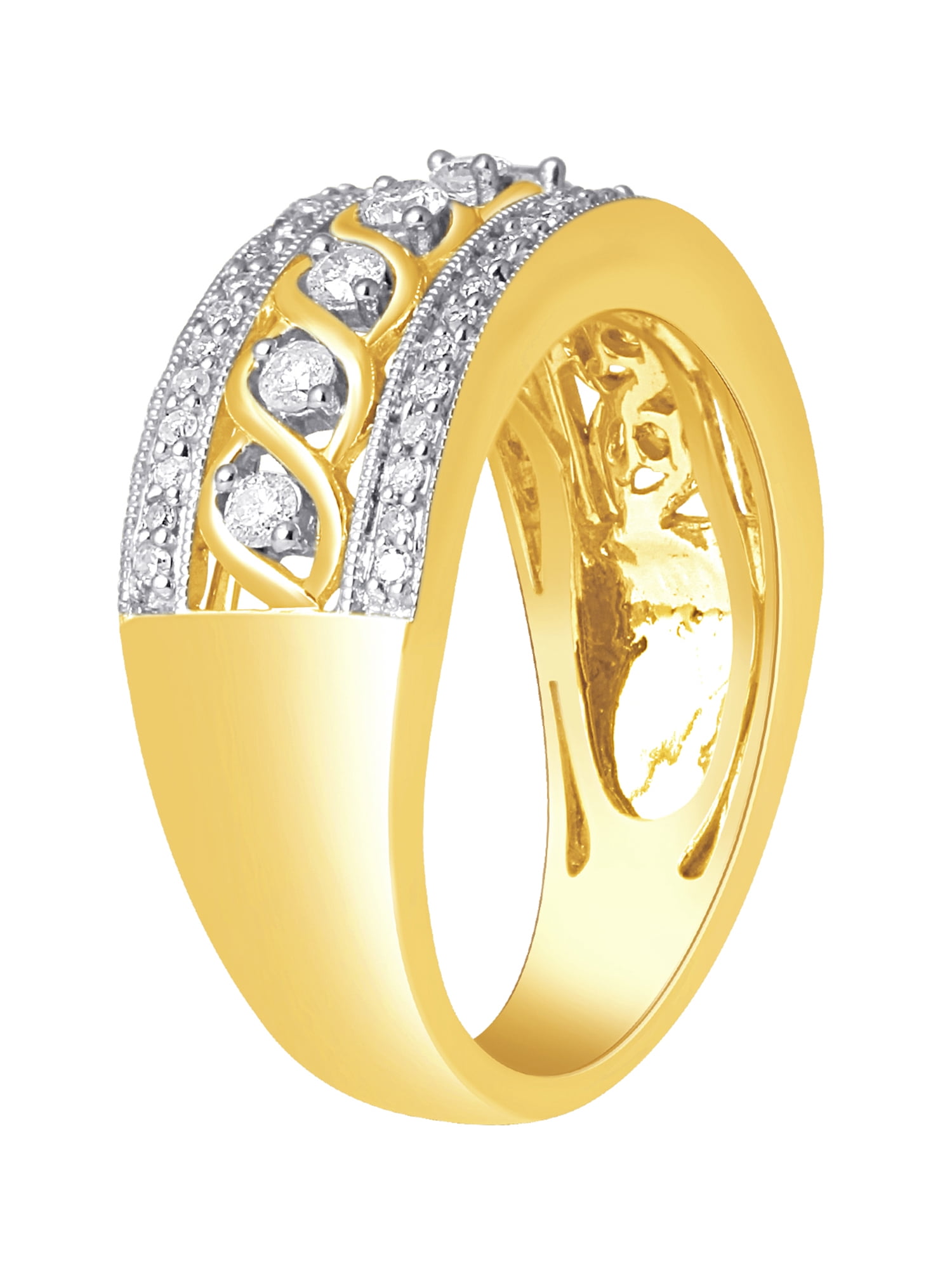 1/2 cttwDiamond 10KYG Band RING