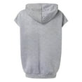 thumbnail image 6 of Dorinao Hoodies for Teen Girls Short Sleeve Preppy Puff Print Graphic Sweatshirt Casual Summer Pullover Tops, Grey Women Blending Shirts, 3XL, 6 of 7