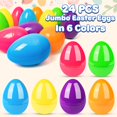 thumbnail image 2 of Huevos de Pascua gigantes Baingesk de 6 pulgadas, 24 unidades, para cazar con caramelos y juguetes, 2 of 7