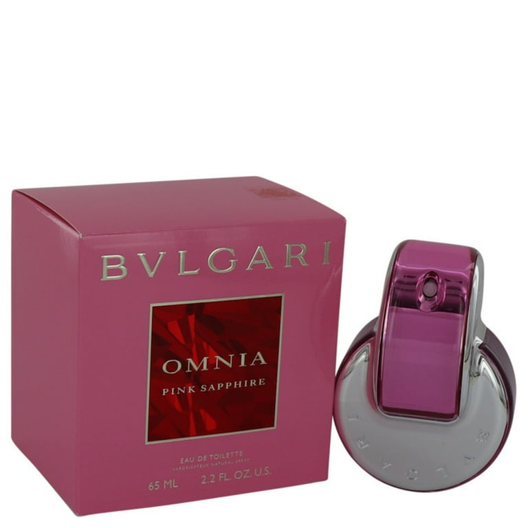 Bvlgari Omnia Pink Sapphire Ladies EDT Spray Perfume 2.2 Oz with Notes of Pink Pomelo Frangipani Vanilla Musk Walmart