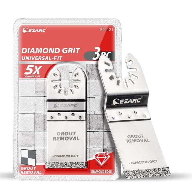 Cuchilla oscilante de diamante EZARC DO34F para eliminar la lechada, paquete de 3