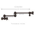 thumbnail image 3 of Whitehaus Collection WHKPFCR3-9550-NT-ORB Vintage III Wall Mount Pot Filler with Cross Handles & a Swivel Aerator - Oil Rubbed Bronze, 3 of 4