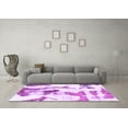 thumbnail image 3 of Ahgly Company Indoor Round Abstract Purple Modern Area Rugs, 7' Round, 3 of 4