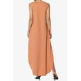 thumbnail image 2 of TheMoogan Robe Longue Maxi d'Été Sans Manches pour Femme en Jersey DTY avec Poches, Coupe Ample, Fendue, 2 of 6