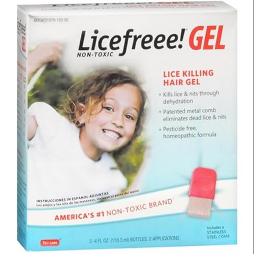 LiceFreee! NonToxic Lice Killing Hair Gel 8 oz
