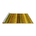 thumbnail image 2 of Ahgly Company Machine Washable Indoor Rectangle Abstract Yellow Modern Area Rugs, 2' x 3', 2 of 4