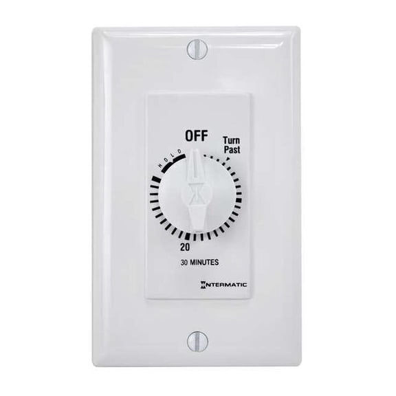 Intermatic Timer,Spring Wound,15 Min,Hold Feature FD15MHW