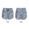 thumbnail image 3 of Balery Paisley4 Pattern Women's Running Shorts with Liner 2 Pockets Elastic Workout Athletic Gym Yoga Shorts-Medium, 3 of 7