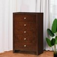 thumbnail image 4 of Costway 5 Tiroirs Commode Armoire Organisateur Rangement Mobilier de Bureau à Domicile Brun, 4 of 4
